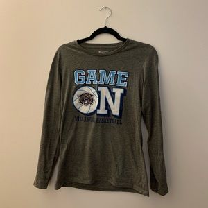 villanova wildcats basketball long sleeve shirt